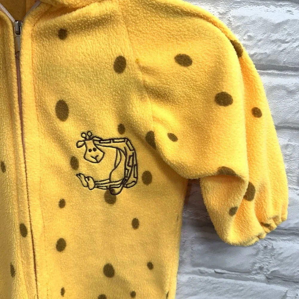 Kids‎ Giraffe Halloween Costume 3T-4T Halloween Fleece Bodysuit Warm Ships Fast